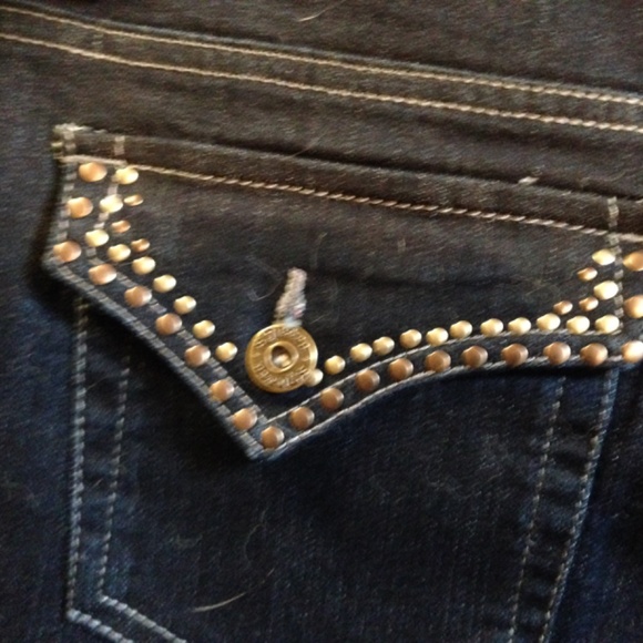 Style and Co Curvy 4 Blue Jeans mid rise - Picture 7 of 9